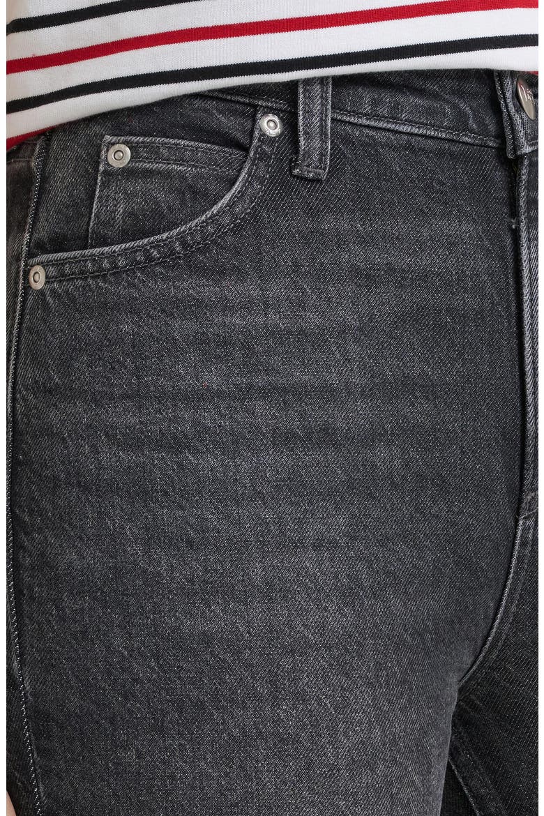 High Waist Kick Boot Flare Jeans, Alternate, color, EARTH TONE