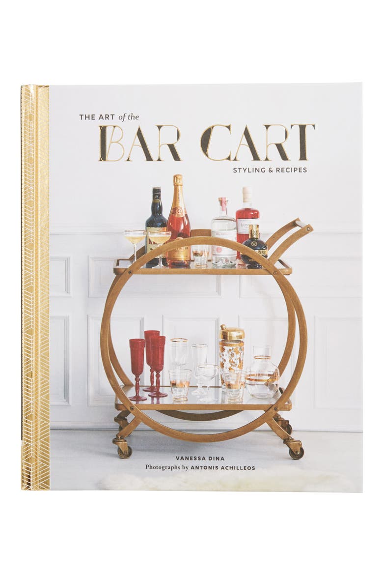 The Art of the Bar Cart: Styling & Recipes Book, Main, color, WHITE