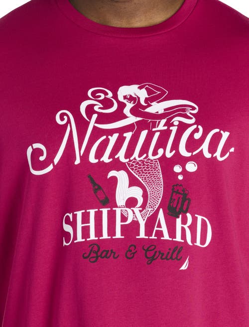 Nautica Big & Tall Shipyard Graphic Tee