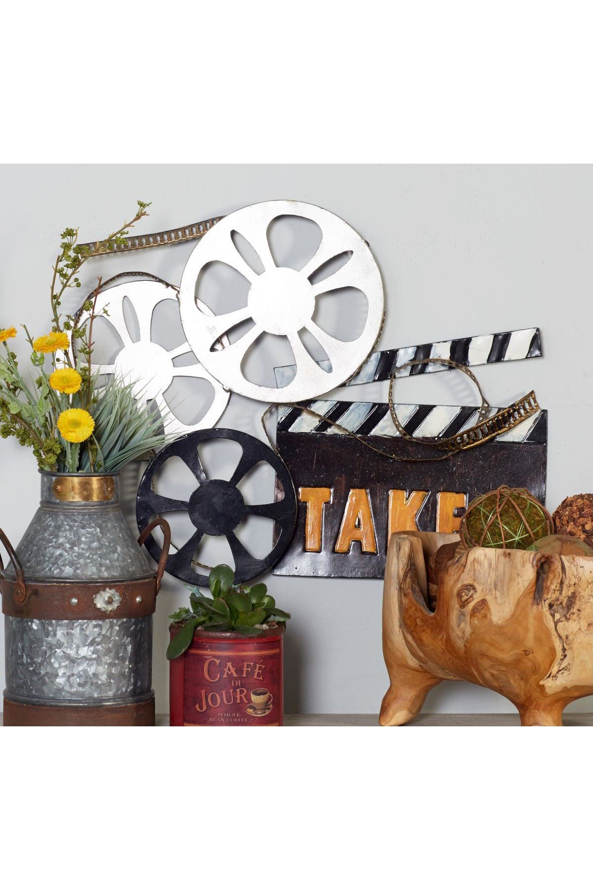 WILLOW ROW Multi Eclectic Film Reel Wall Decor | Nordstromrack