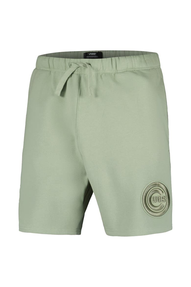 Men's Pro Standard Green Chicago Cubs Neutral Fleece Shorts, Alternate, color, Green