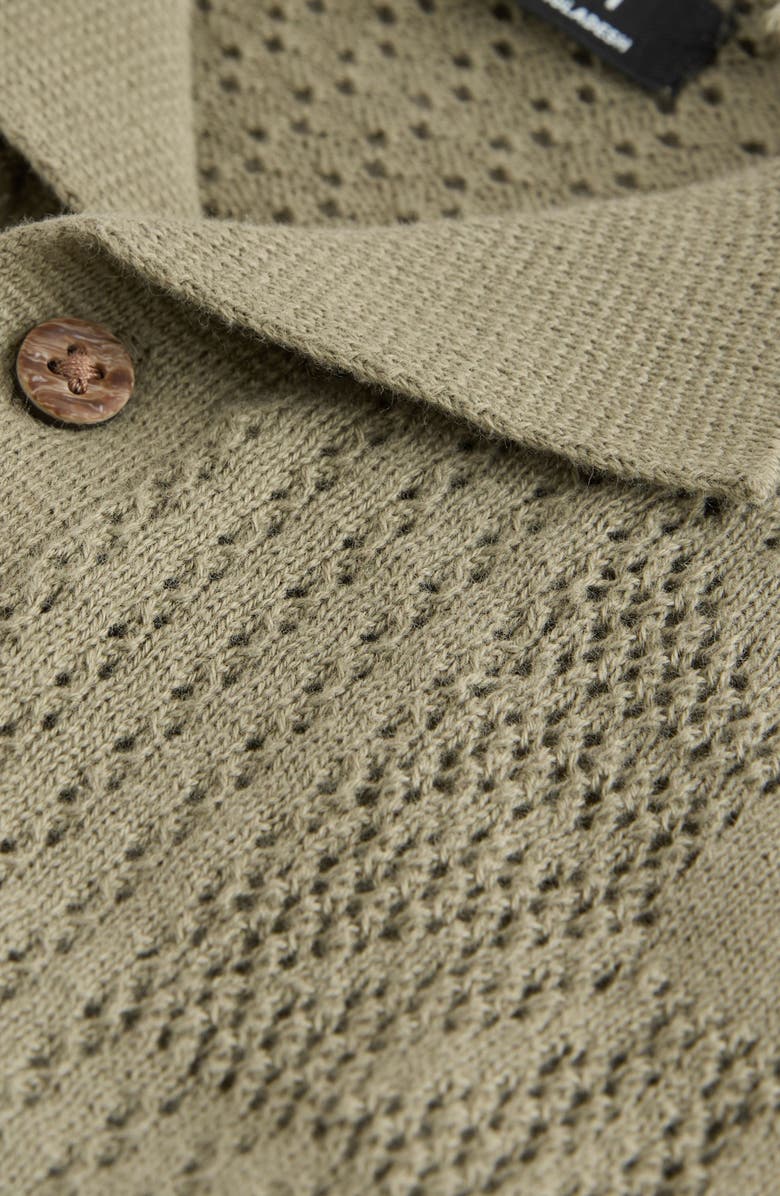 NEXT Kids' Cotton Knit Polo, Alternate, color, Green