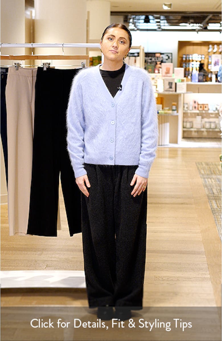 Brushed Cashmere Cardigan, sales video thumbnail