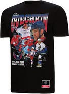 Mitchell & Ness Men's Mitchell & Ness Alexander Ovechkin Black Washington Capitals NHL All-Time Leading Goal Scorer Graphic T-Shirt