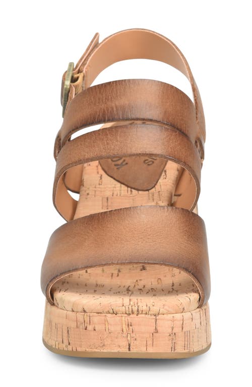 Kork-ease ® Maxi Sandal In Brown Leather