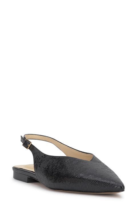 Mezzah Slingback Pointed Toe Flat (Women)