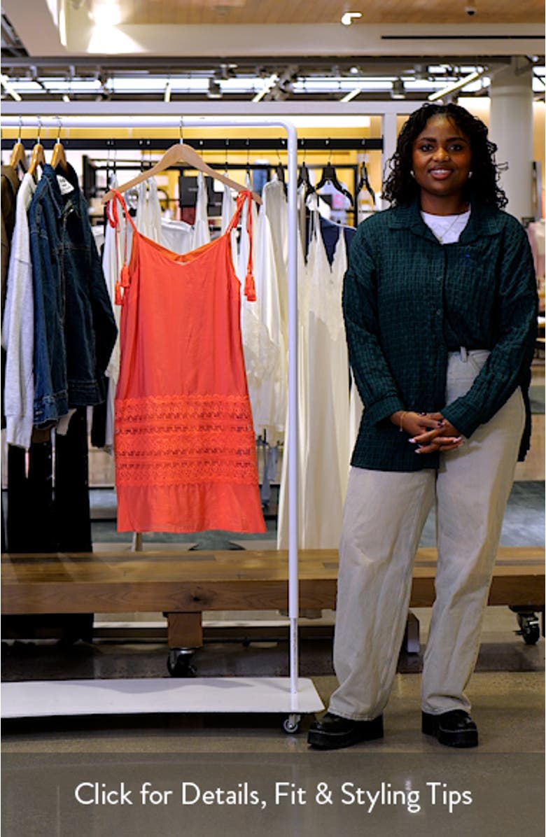 Crochet Trim Cover-Up Dress, sales video thumbnail