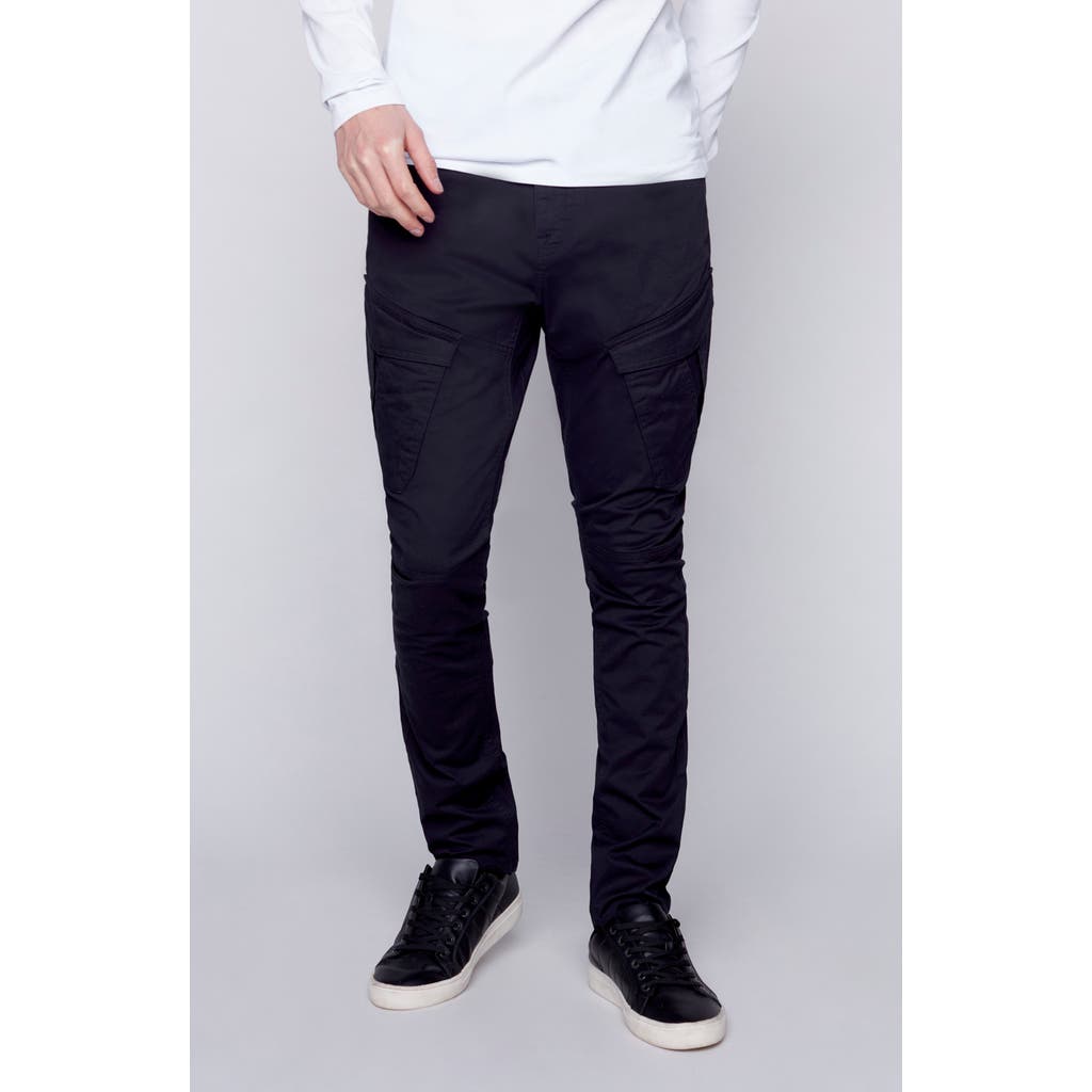 Shop Bauhaus Fine Stretch Twill Slim Leg Jeans In Black