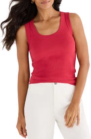 NIC+ZOE Perfect Knit Rib Scoop Neck Tank