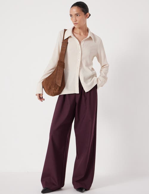 Hush Textured Slim Shirt In Neutral