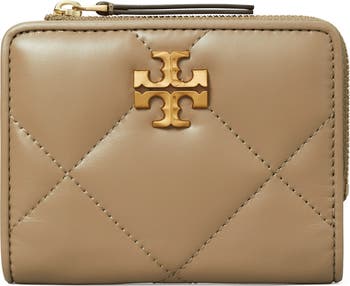 折りたたみ財布 TORY BURCH KIRA DIAMOND LEATHER ZIPPED WALLET Tory Burch Kira Diamond Quilted Leather Bifold Wallet