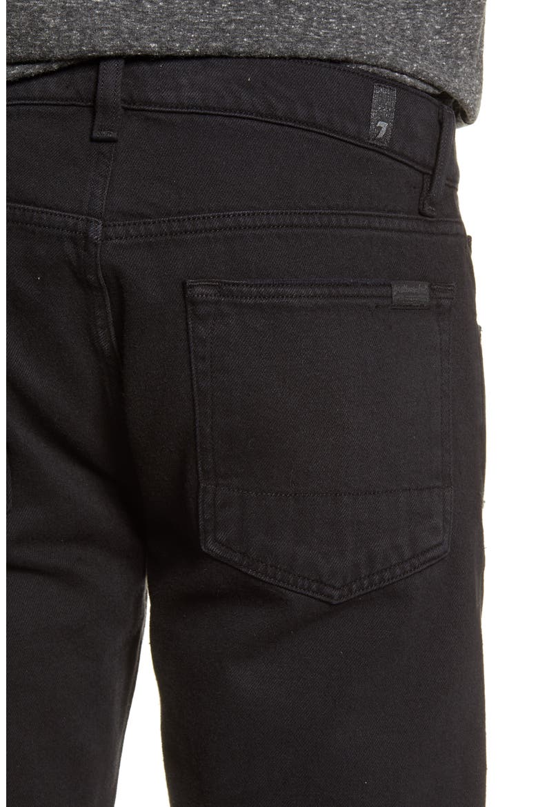 Paxtyn Ripped Skinny Fit Jeans, Alternate, color, BLACK DESTROY