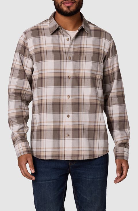 Ravenna Performance Flannel Button-Up Shirt