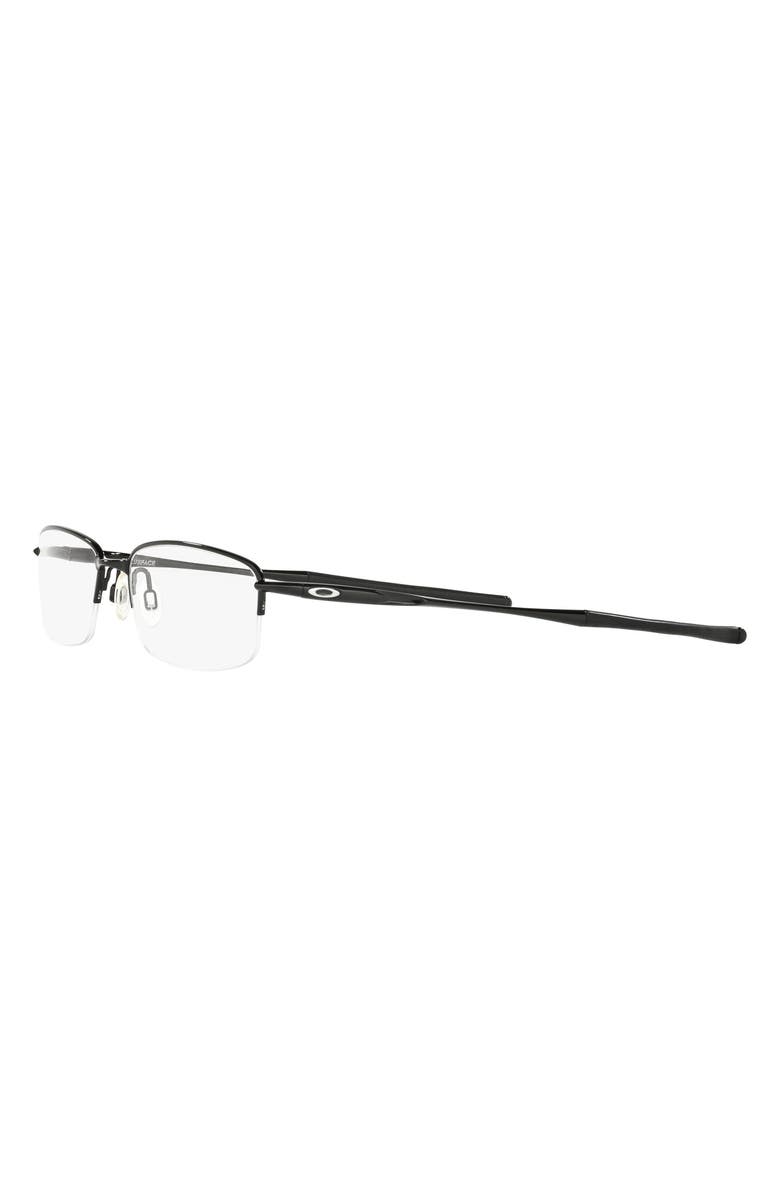 Oakley Clubhouse 52mm Semi Rimless Optical Glasses, Alternate, color, Black