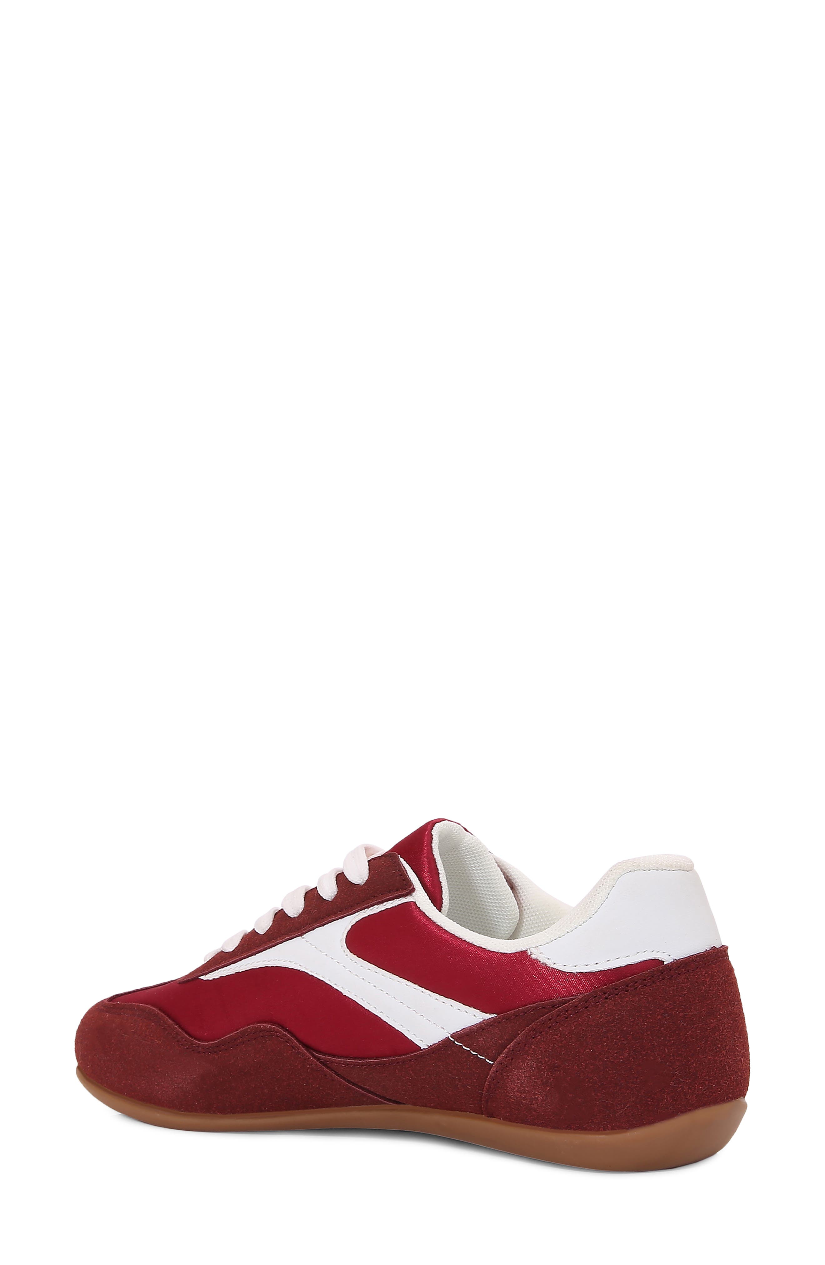 T-Toe Sneaker, Alternate, color, BURGUNDY