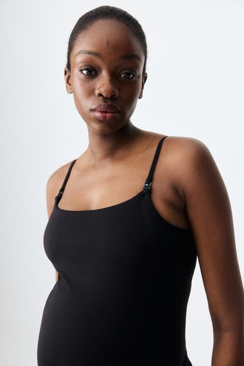 Mama nursing strappy sports top