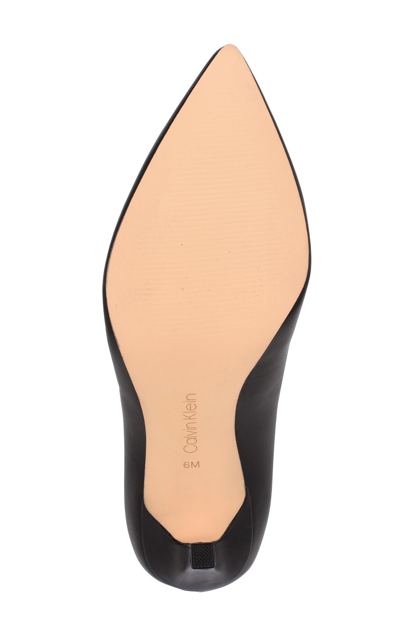 Calvin Klein Brady Pump, Alternate, color, Black Leather