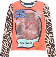 Chopova Lowena Cutty Sark Cats Fitted Jersey Graphic T-Shirt