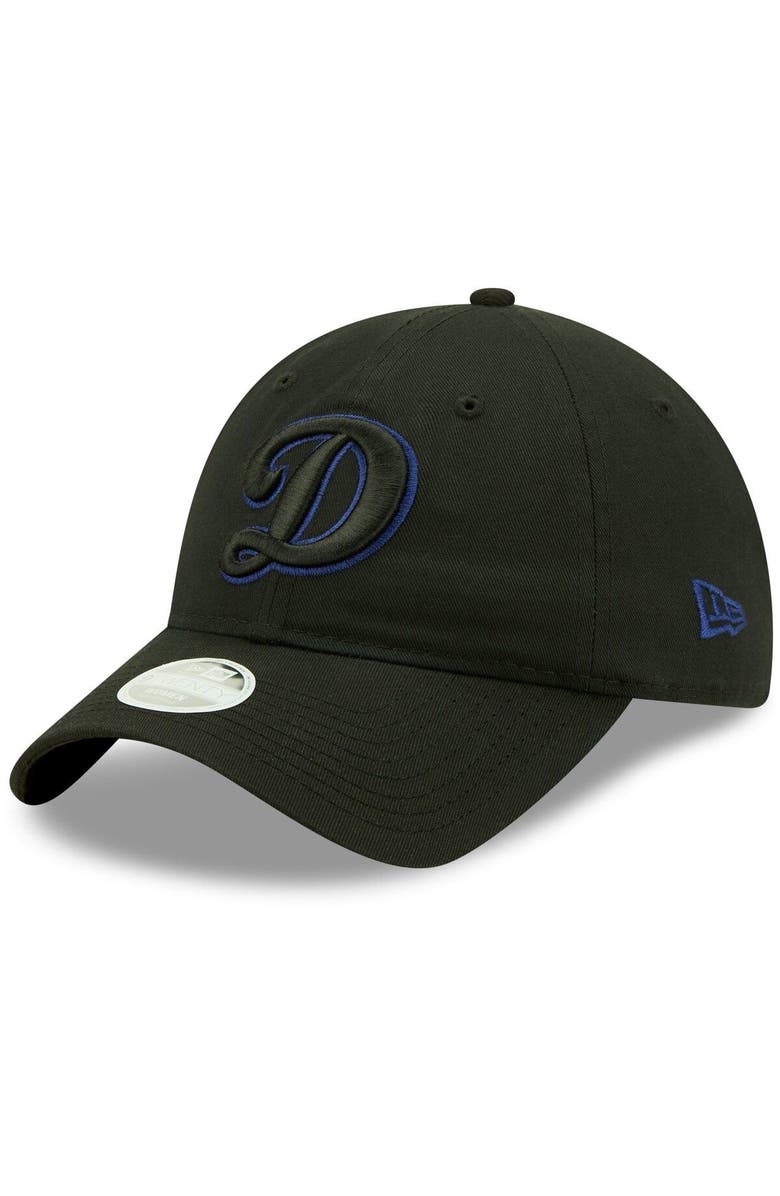 New Era Women's New Era Black Los Angeles Dodgers Core Classic 9TWENTY Adjustable Hat, Main, color, 