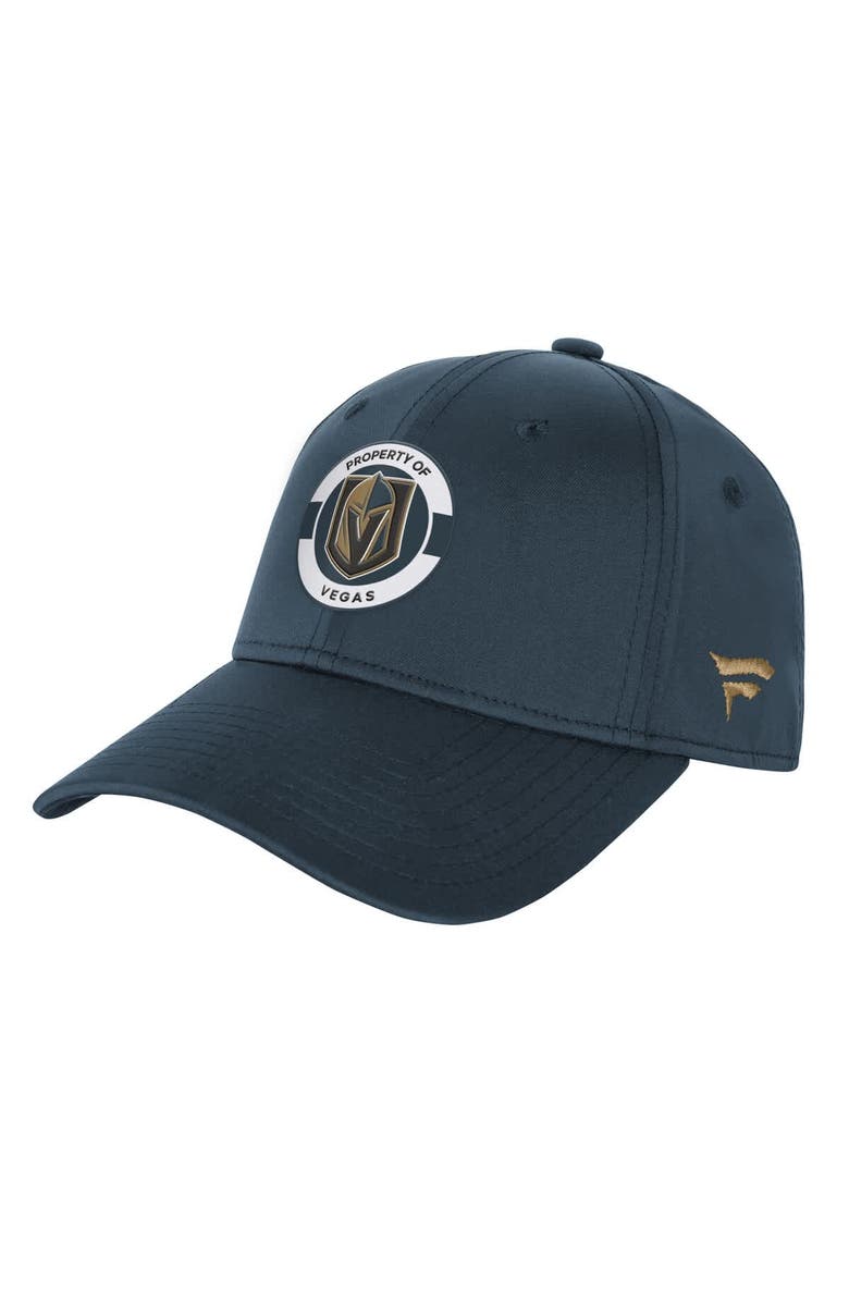 FANATICS Youth Fanatics Charcoal Vegas Golden Knights Authentic Pro Training Camp Stretch Fit Hat, Main, color, Charcoal