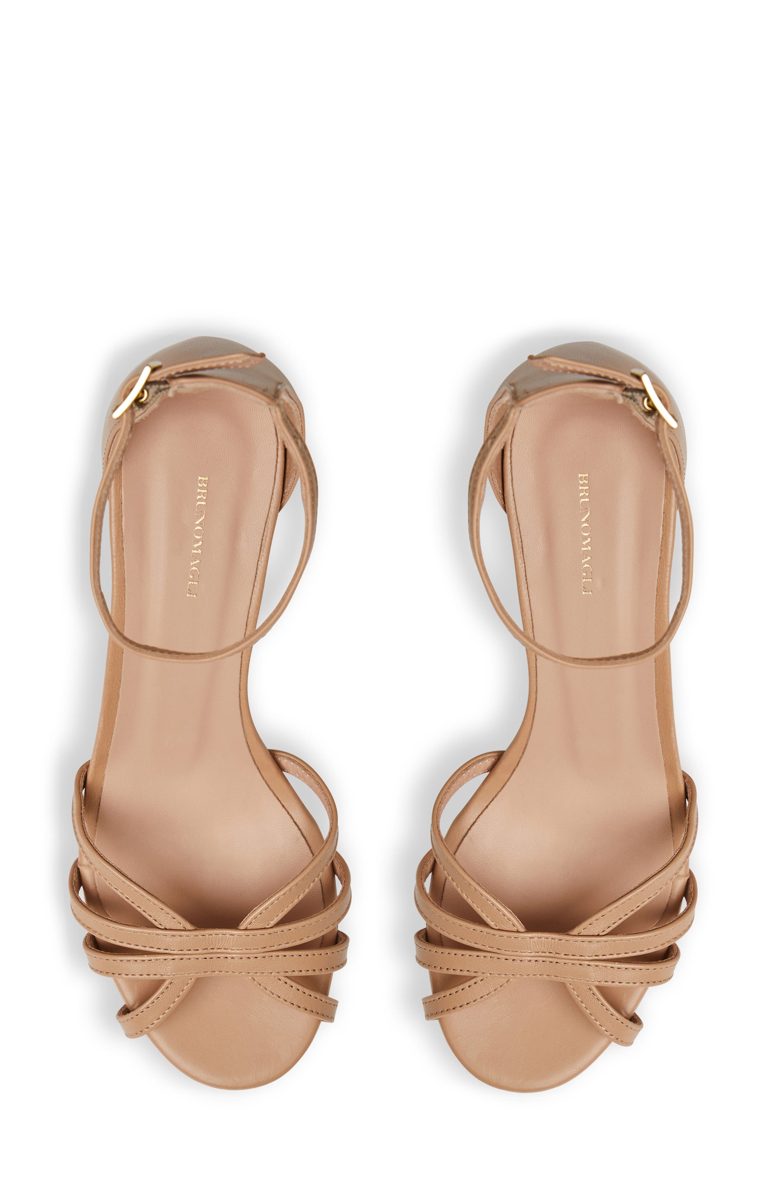 Bruno Magli Felicity Ankle Strap Sandal, Alternate, color, Sand