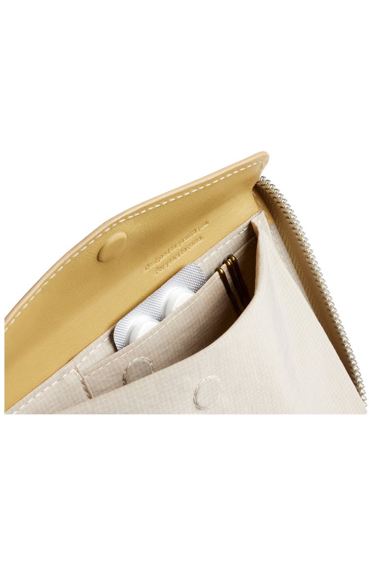 Leather RFID Folio Wallet, Alternate, color, MUSTARD