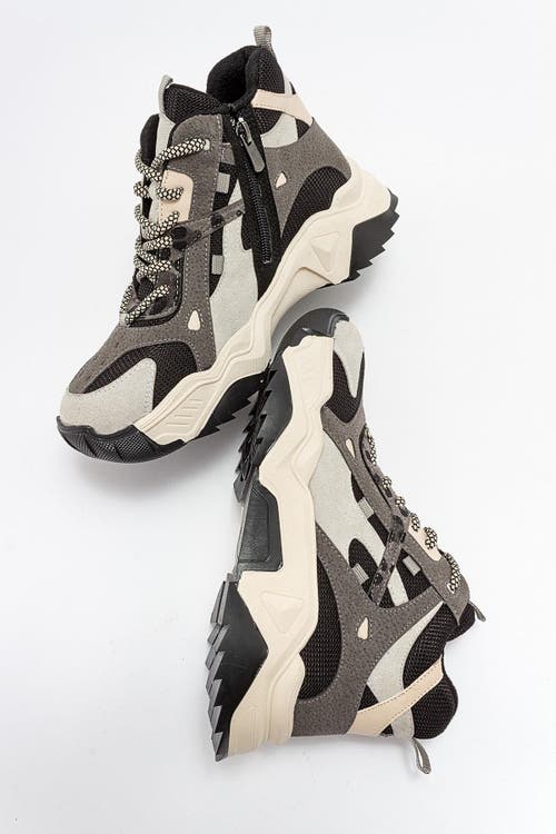 Prologue Shoes Lowel Sneaker Boot In Gray