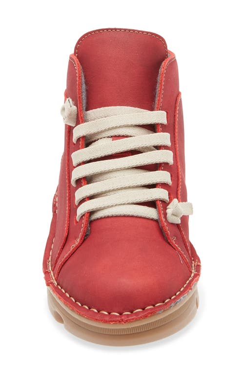 On Foot Touch Sneaker Boot In Red