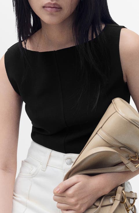 Boat Neck Knit Top (Regular & Plus)