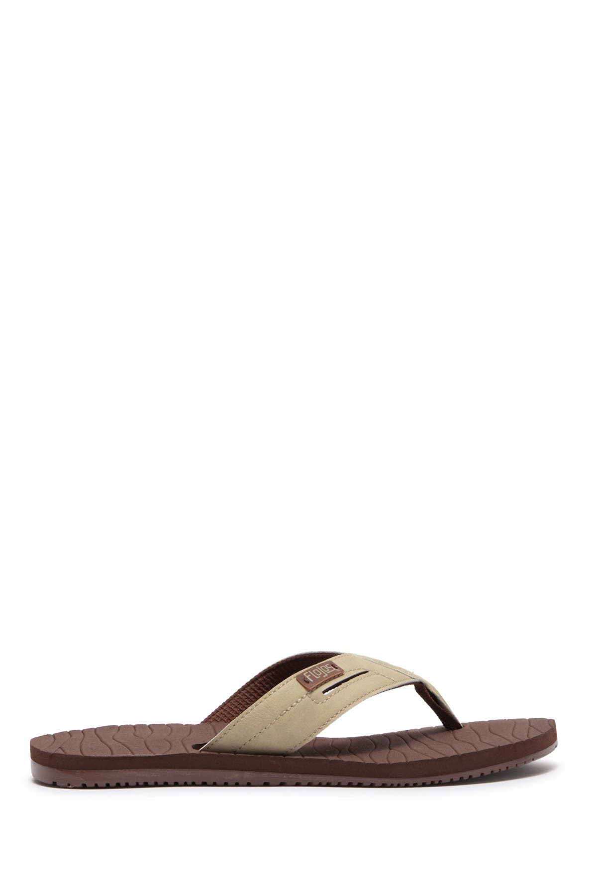 Wave Runner Flip Flop, Main, color, BROWN TAN