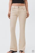 MANGO TEEN Low Rise Flare Jeans