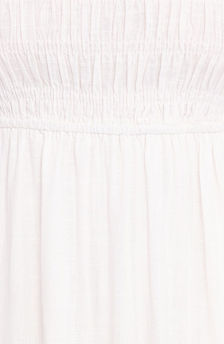 Petal & Pup Emari Puff Sleeve Minidress, Alternate, color, White