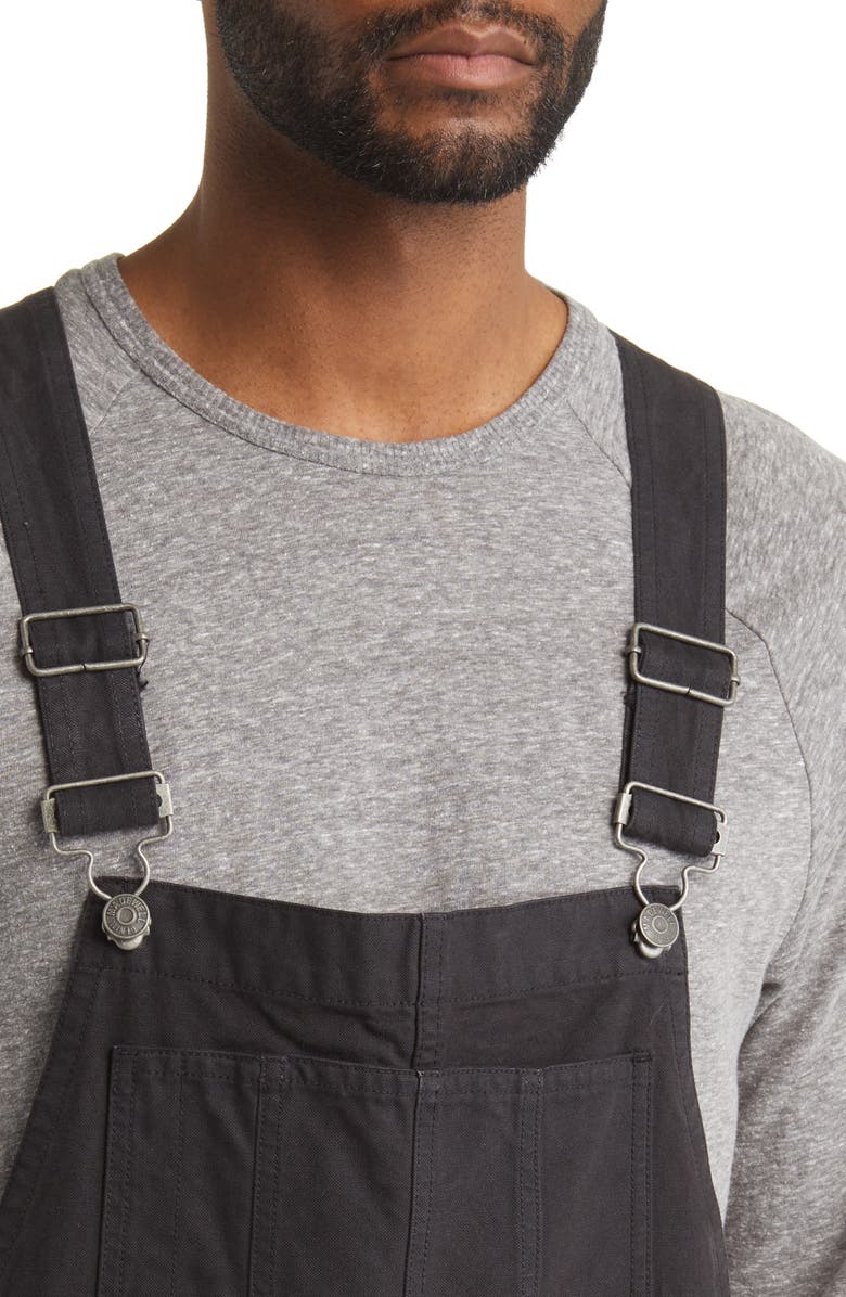 Madewell Garment Dyed Denim Carpenter Overalls, Alternate, color,
