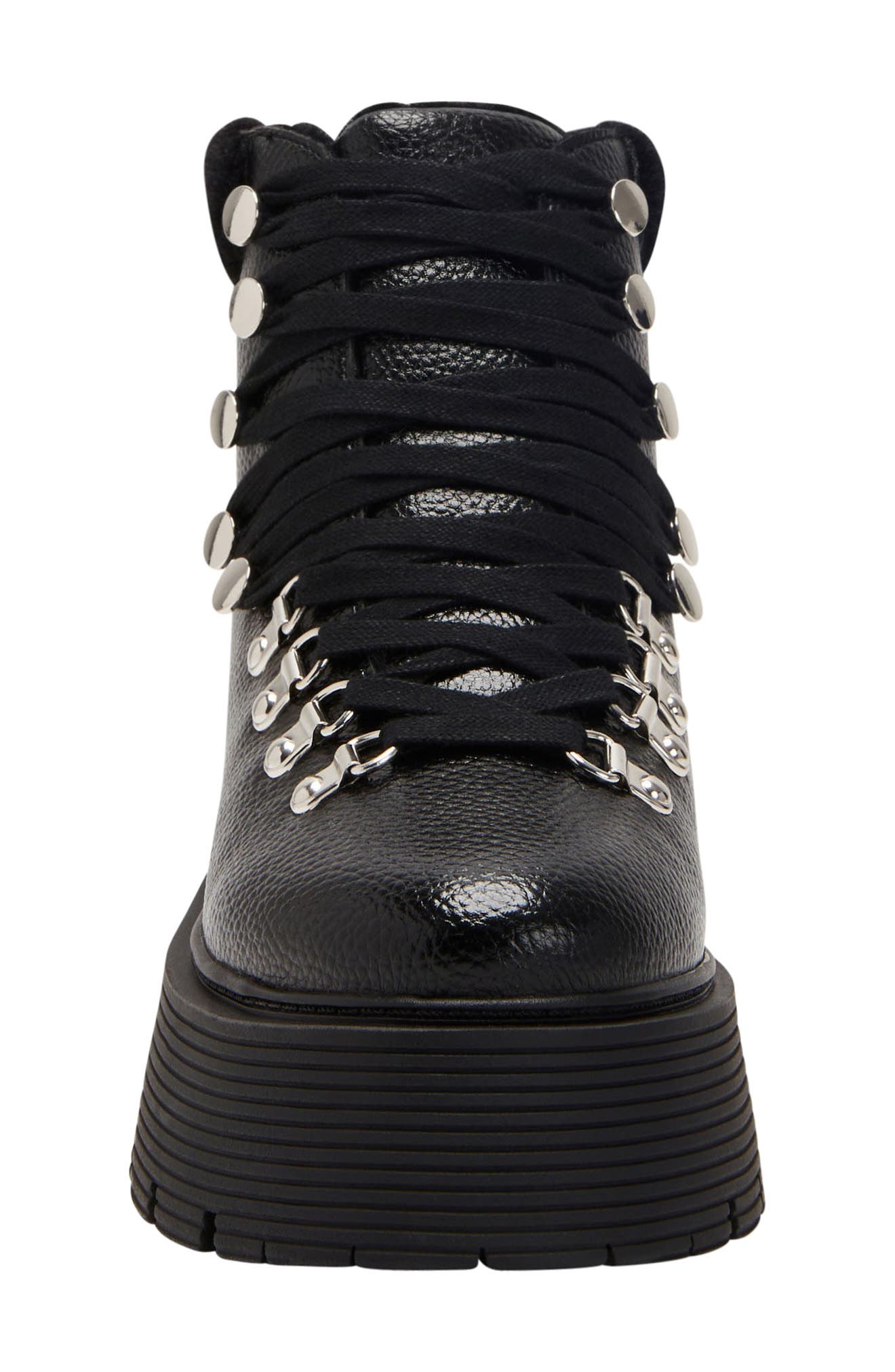 The Jenifer Combat Bootie, Alternate, color, BLACK