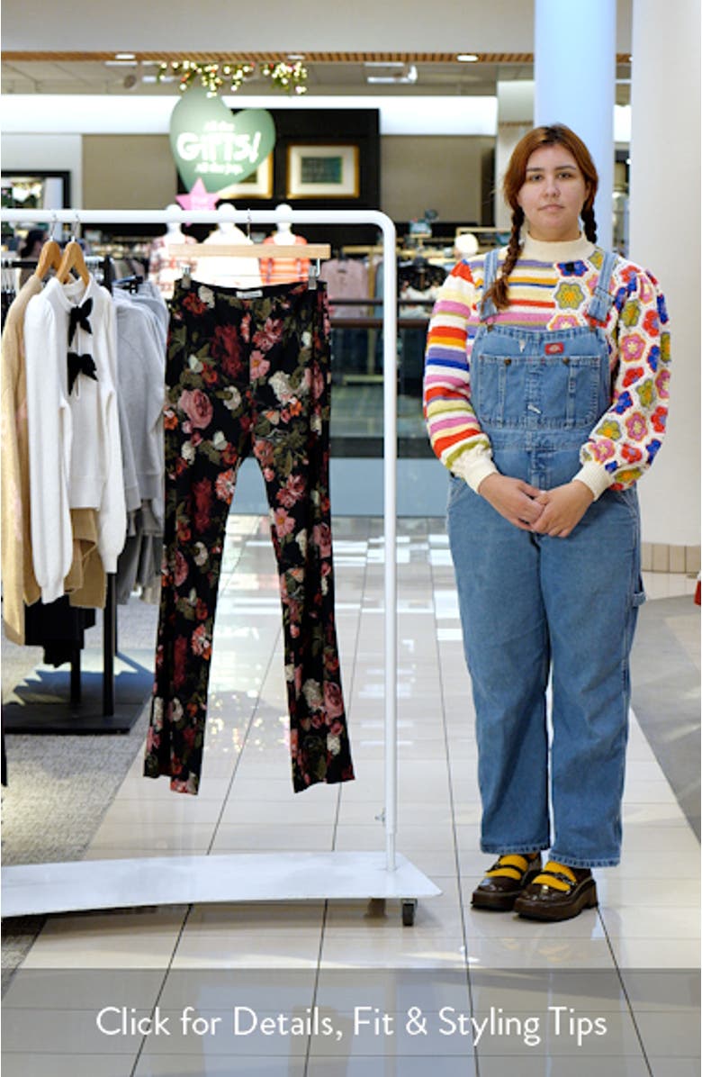 Floral Teeny Bootcut Pants, sales video thumbnail