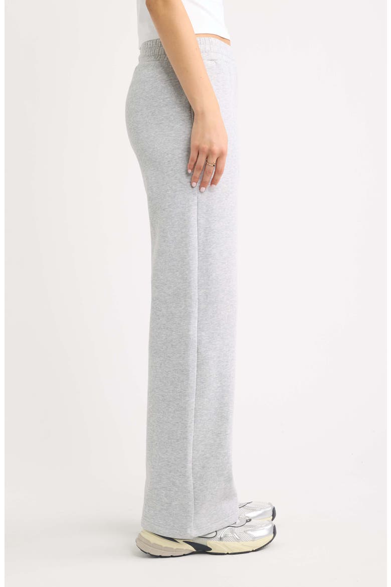 Low Rise Wide Leg Sweatpants, Alternate, color, GREY SOFT HEATHER
