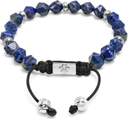 Nialaya Sterling Silver Beaded Bracelet