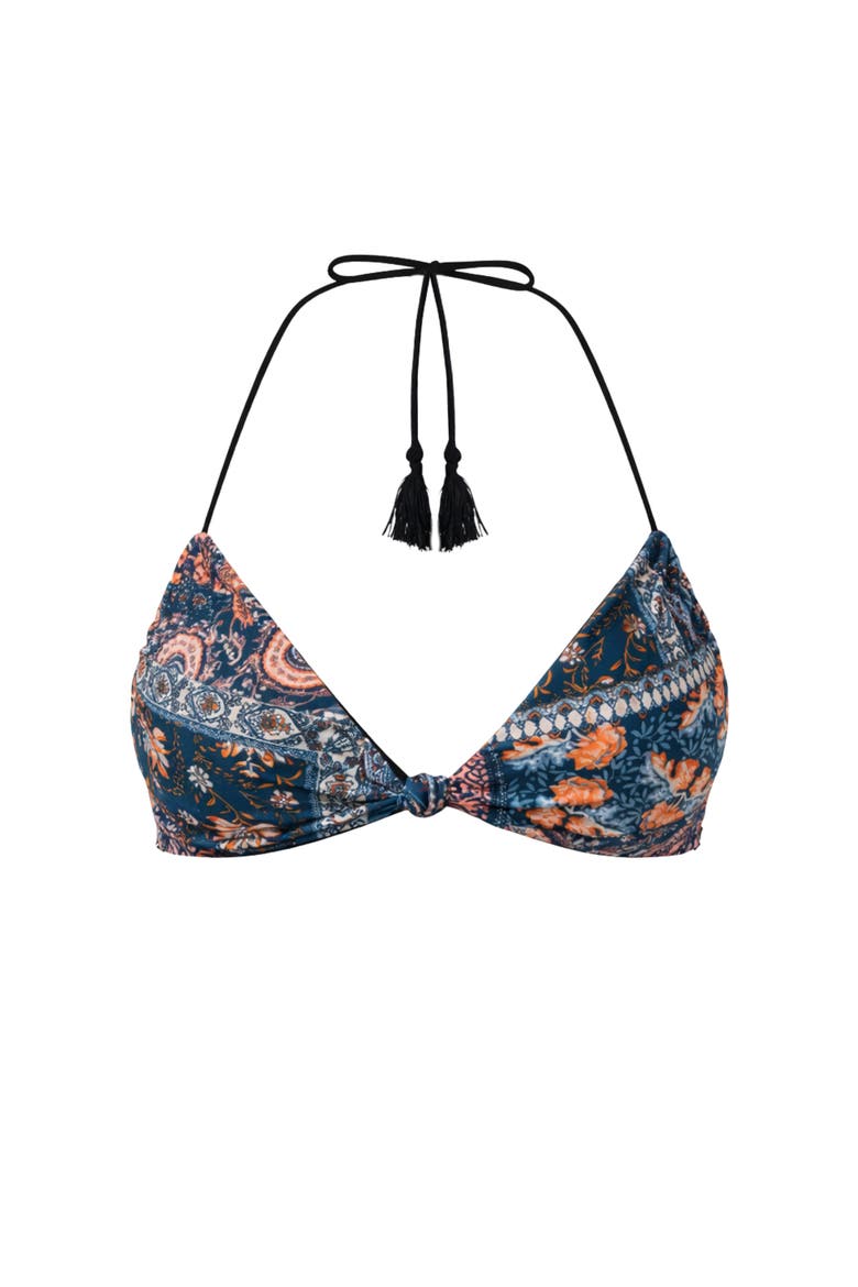 Nina Bikini Top, Main, color, Black Mosaic