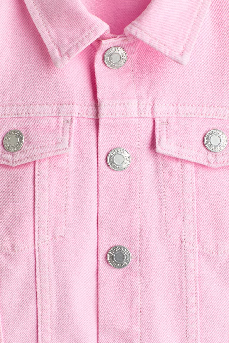 Denim Jacket, Alternate, color, Pink