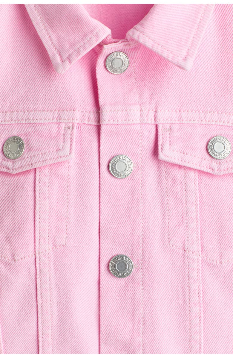 H&M Denim Jacket, Alternate, color, Pink