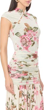 AFRM Adjoa Mandarin Collar Top