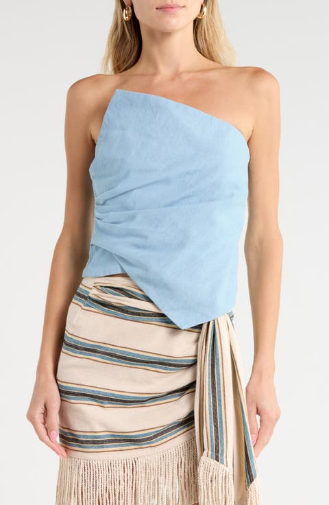Arlo Strapless Cotton Top