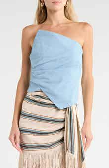Arlo Strapless Cotton Top