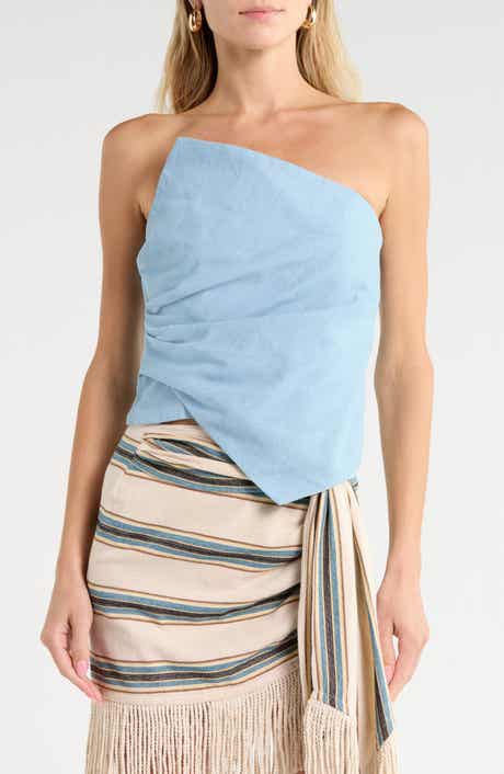 Arlo Strapless Cotton Top