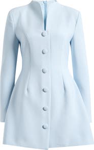 Odd Muse Button Down Long Sleeve Minidress