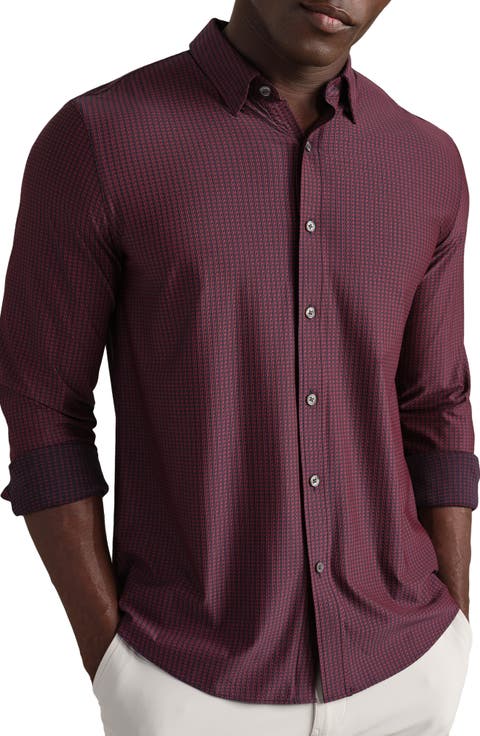 Commuter Slim Fit Performance Button-Up Shirt