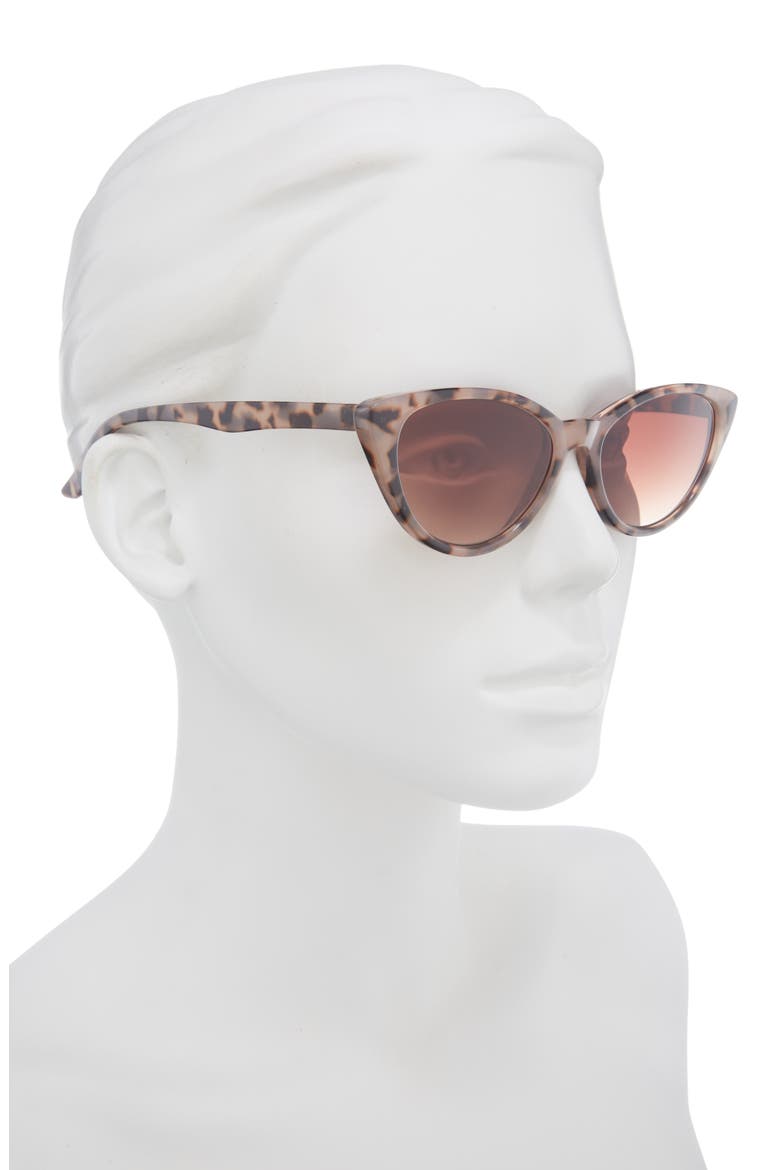 Cat Eye Sunglasses, Alternate, color, BLONDE TORT