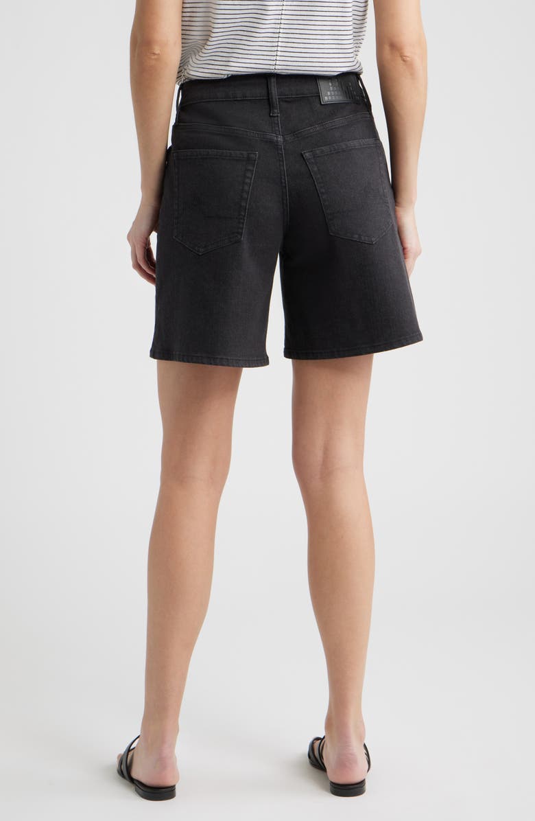 CITY BLUES Dover Denim Shorts, Alternate, color, Black