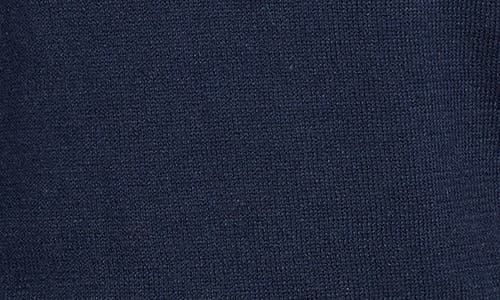 Nic + Zoe Nic+zoe Set In V-neck Sweater In Blue