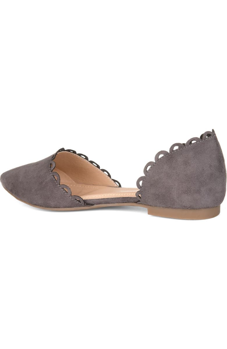 Journee Collection JOURNEE Jezlin Flat, Alternate, color, Grey
